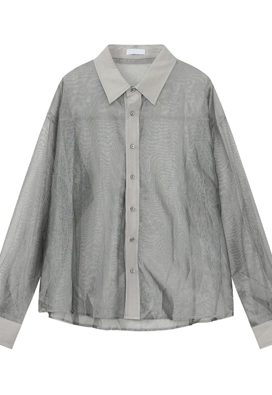 Other Men’s Thin mesh see-through shirt Size US M / EU 48-50 / 2 - 4 Thumbnail