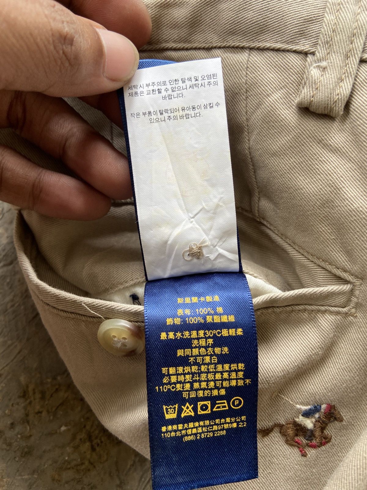 Polo Ralph Lauren 2000s Polo Ralph Lauren - Monogram Horse Chino Pants Size US 32 / EU 48 - 13 Thumbnail