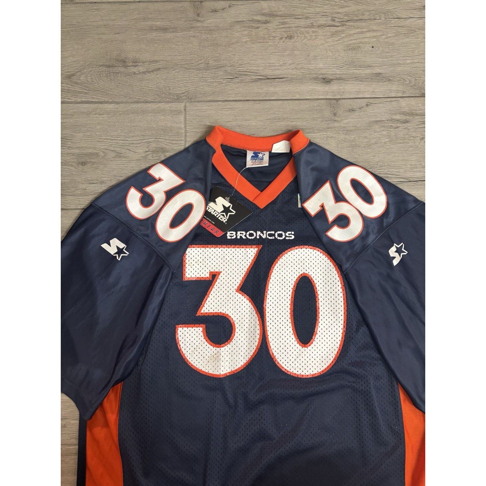 Starter Vintage Starter Terrell Davis #30 Broncos Jersey XL NFL NWT Size US XL / EU 56 / 4 - 7 Thumbnail
