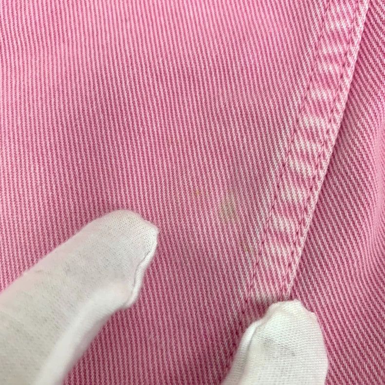 Balenciaga Balenciaga Pink Worn Cotton Casual Denim Skirt Size 24" / US 00 / IT 34 - 9 Thumbnail