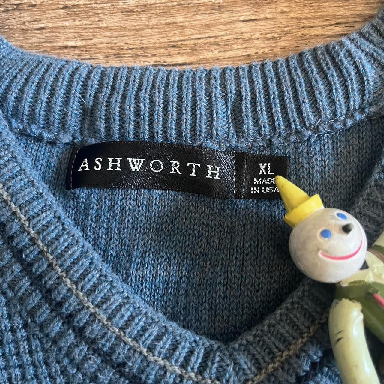 Ashworth Vintage 90’s Sweater Vest Size US XL / EU 56 / 4 - 3 Thumbnail