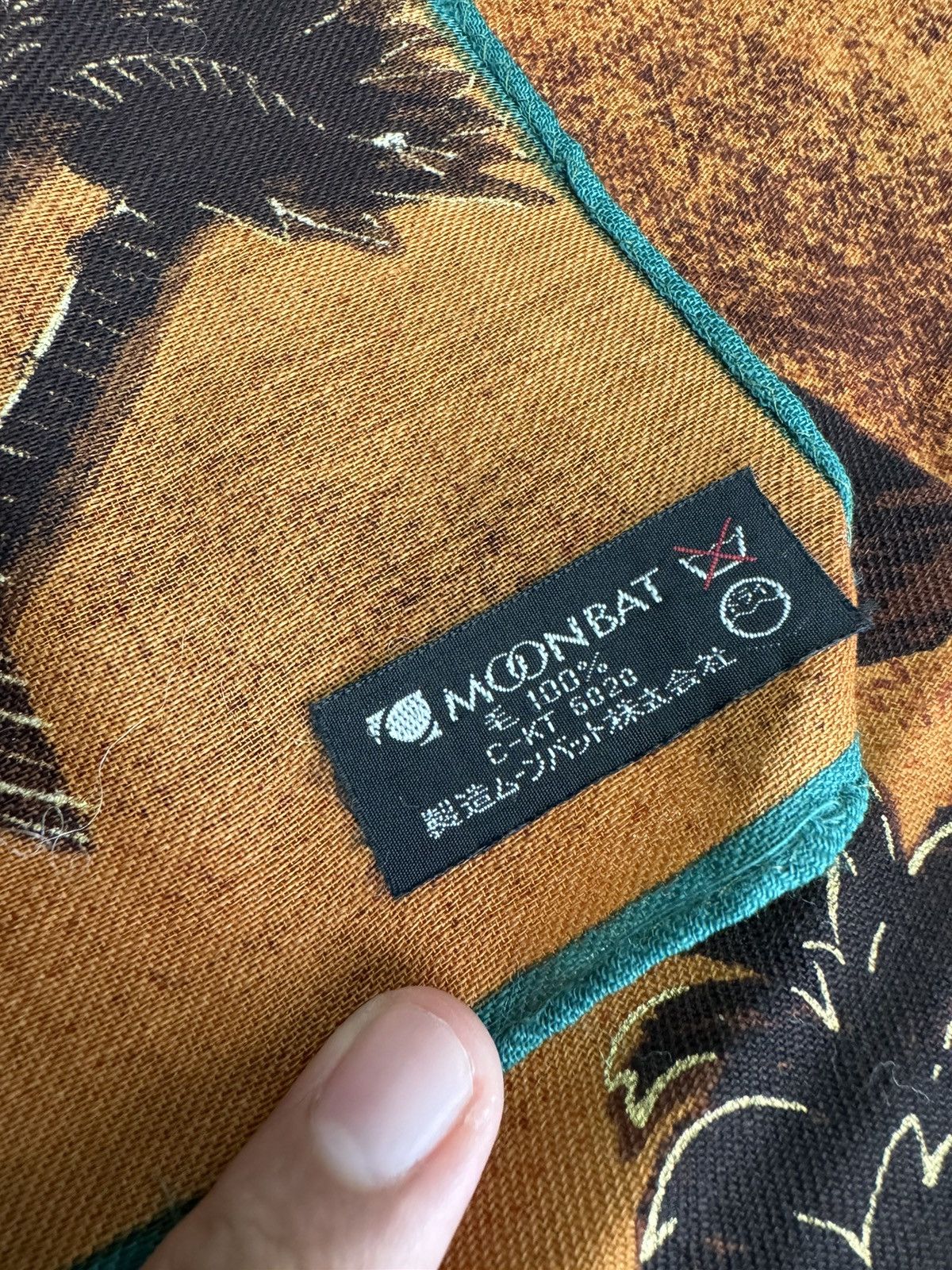 Kansai Yamamoto × Vintage KANSAI YAMAMOTO DESERT MOTOVE WOOL SCARF Size ONE SIZE - 5 Thumbnail