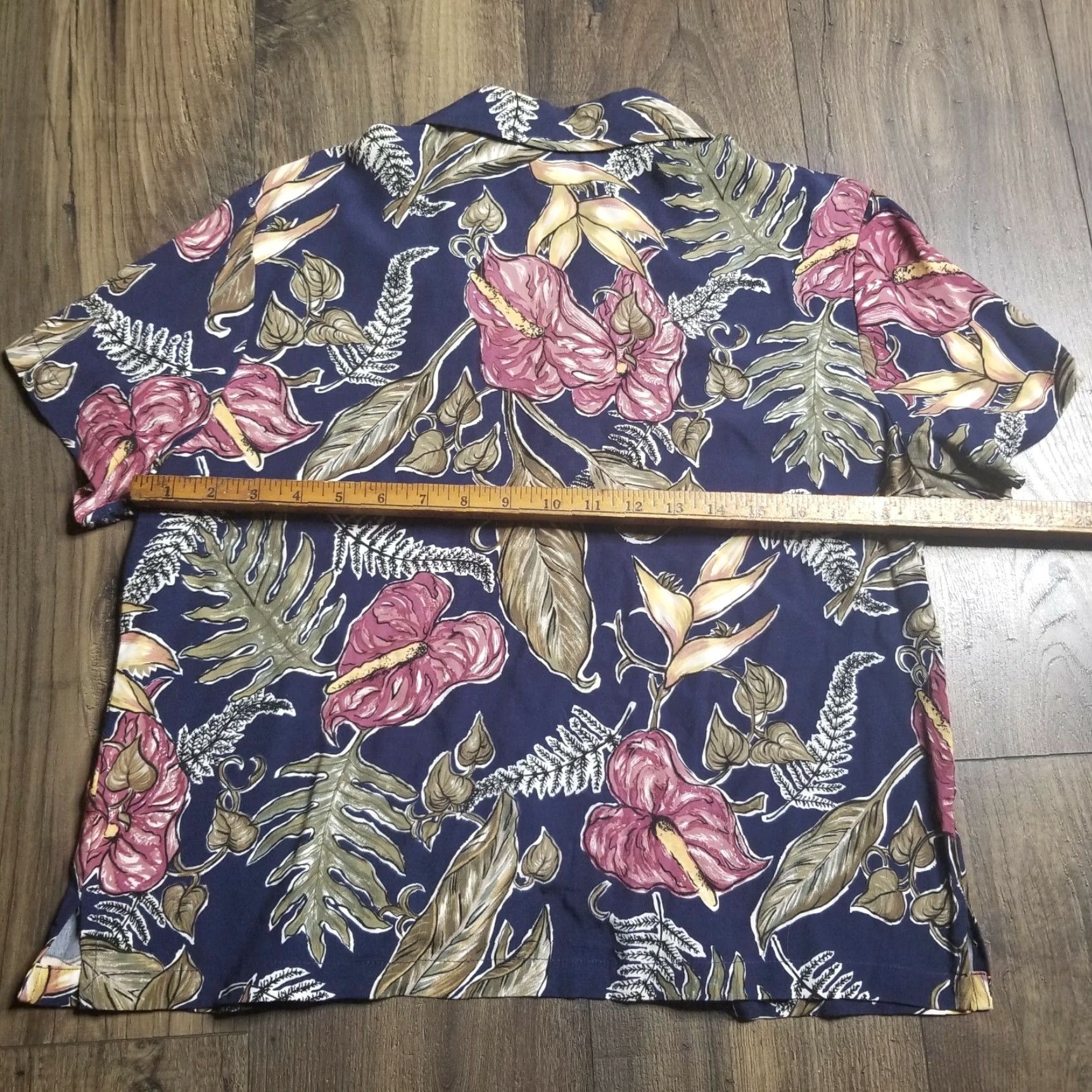 Hilo Hattie Vintage Hilo Hattie Hawaiian Shirt Women's M Tropical Floral Vacation Aloha Blue Size M / US 6-8 / IT 42-44 - 2 Thumbnail