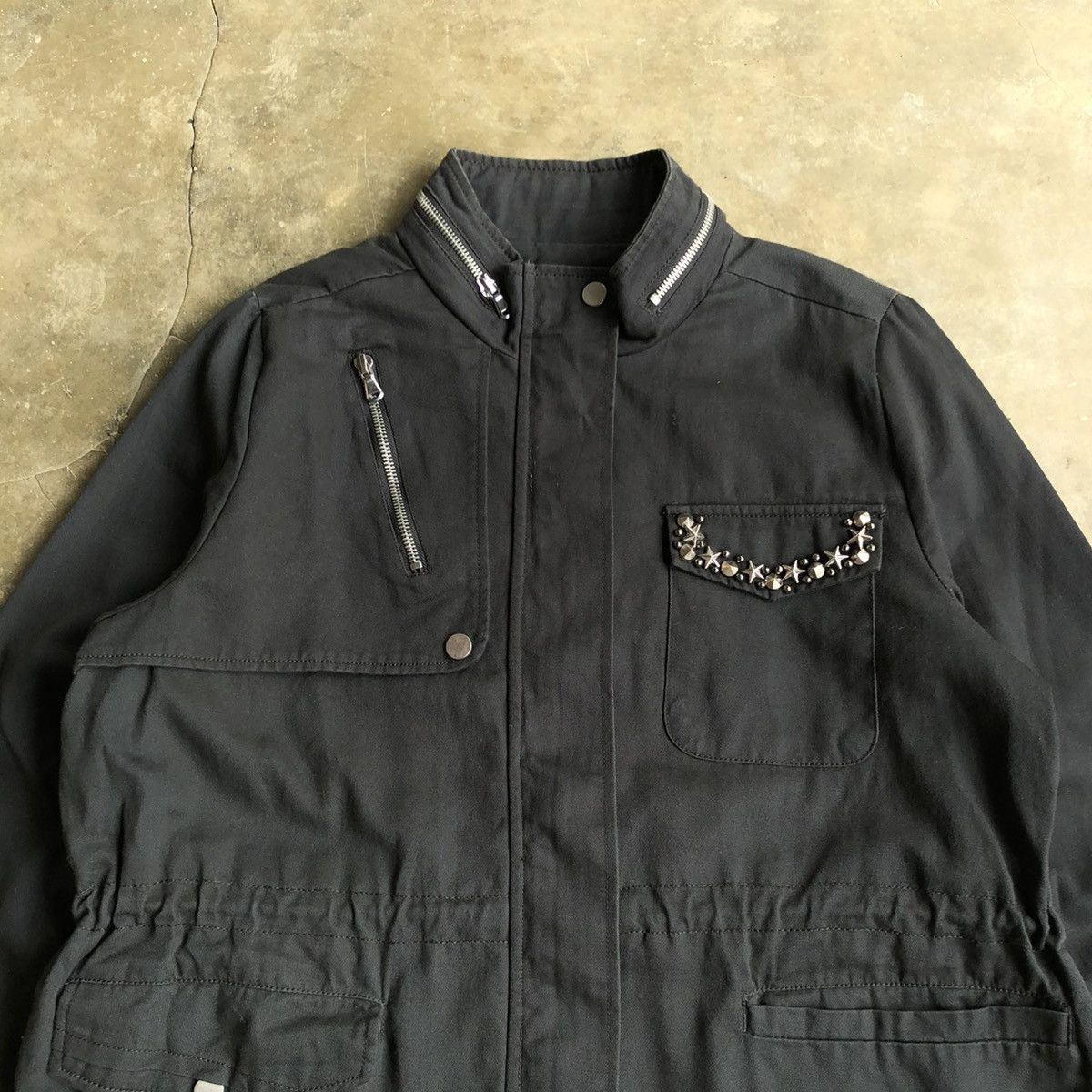 Hysteric Glamour 2000s Yetts Studded Pocket Jacket Black Lgb Goa Style Size US XL / EU 56 / 4 - 6 Thumbnail
