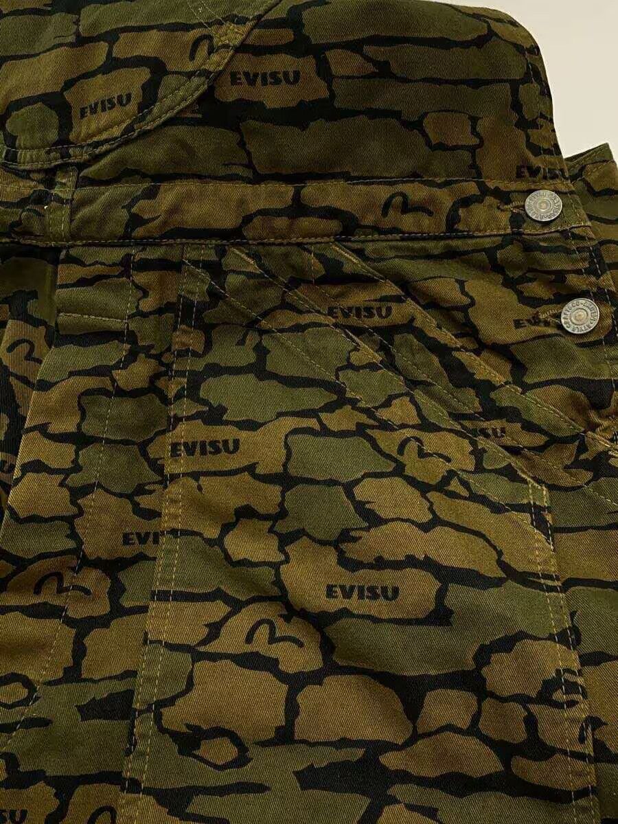 Evisu Evisu Ishigaki Camouflage Seagull Cotton Khaki Overalls Size US 38 / EU 54 - 5 Thumbnail