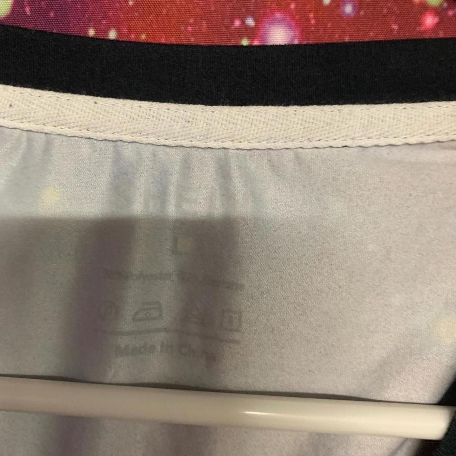 Designer Galaxy Print Cropped T-Shirt Size L / US 10 / IT 46 - 3 Thumbnail