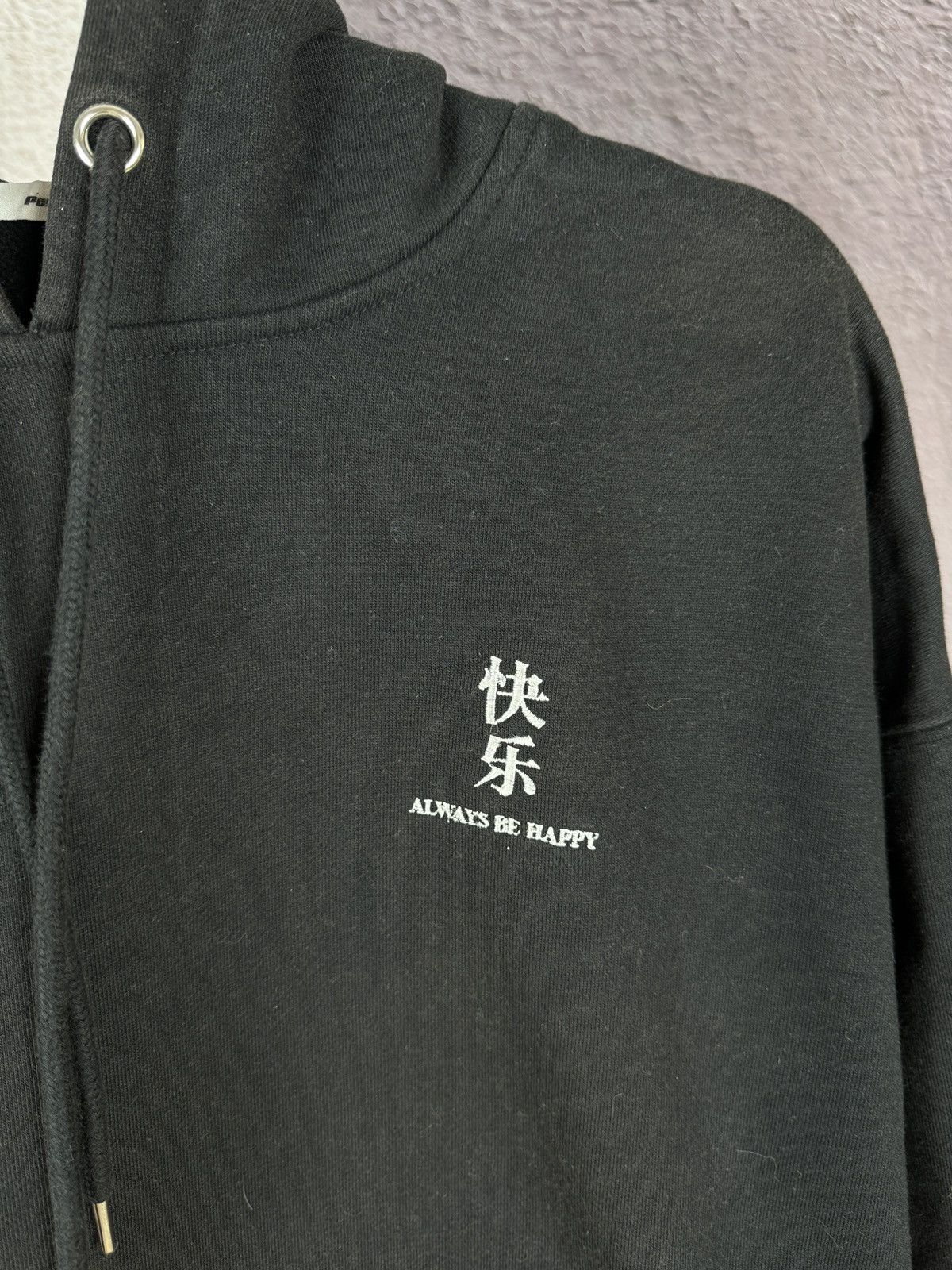 Japanese Brand × Vintage Perushu Japan “Always be happy” faded hoodie big logo Size US S / EU 44-46 / 1 - 10 Thumbnail