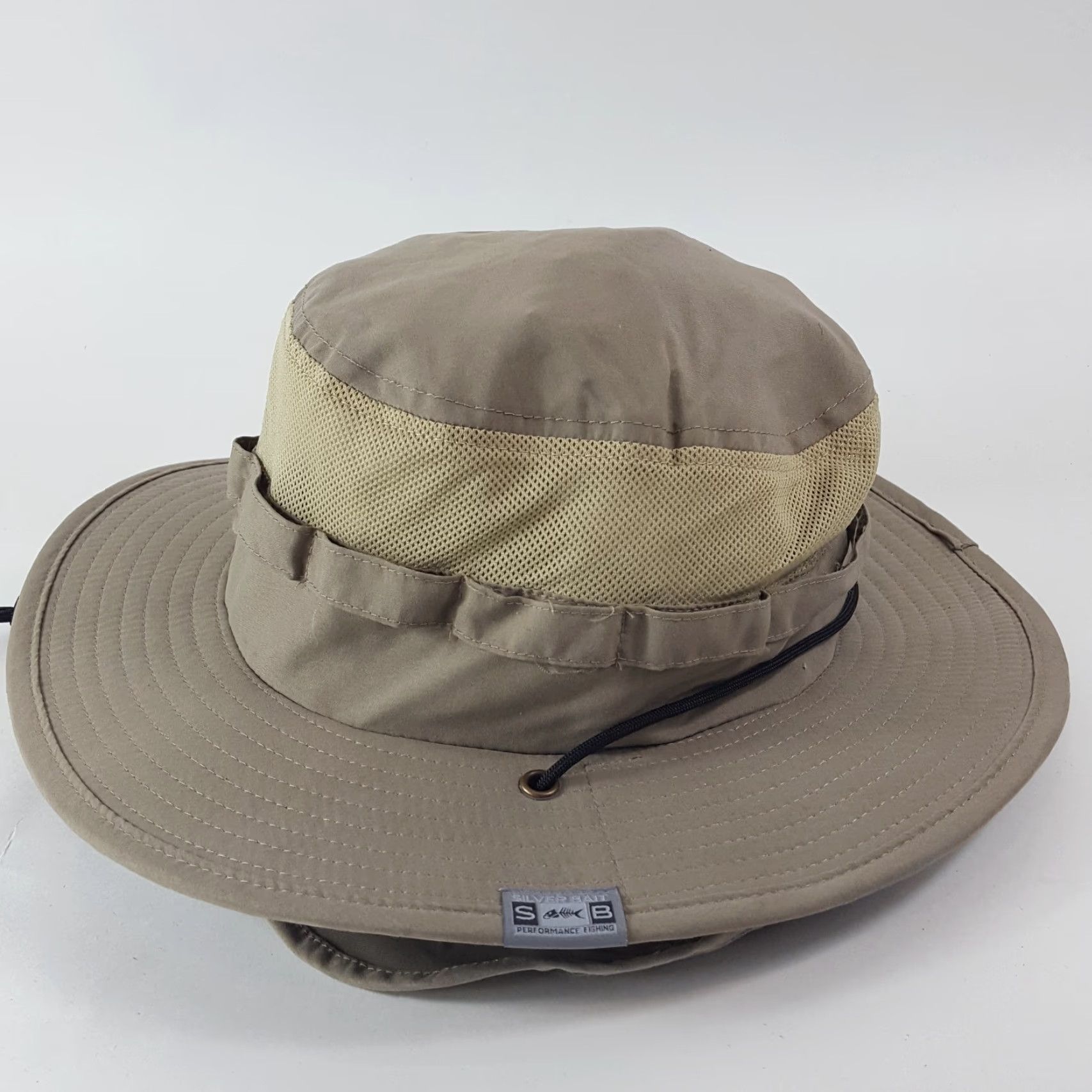 Vintage VINTAGE Silverbait Khaki Vented Outdoor Boonie Bucket Hat M Beige 90s Retro Baseball Sun Outdoor Mens Hat Size ONE SIZE - 4 Thumbnail