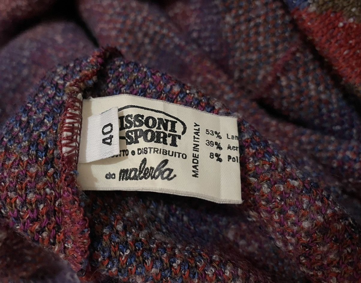 Missoni MISSONI SPORT TURTLENECK KNIT SWEATER Size S / US 4 / IT 40 - 8 Thumbnail