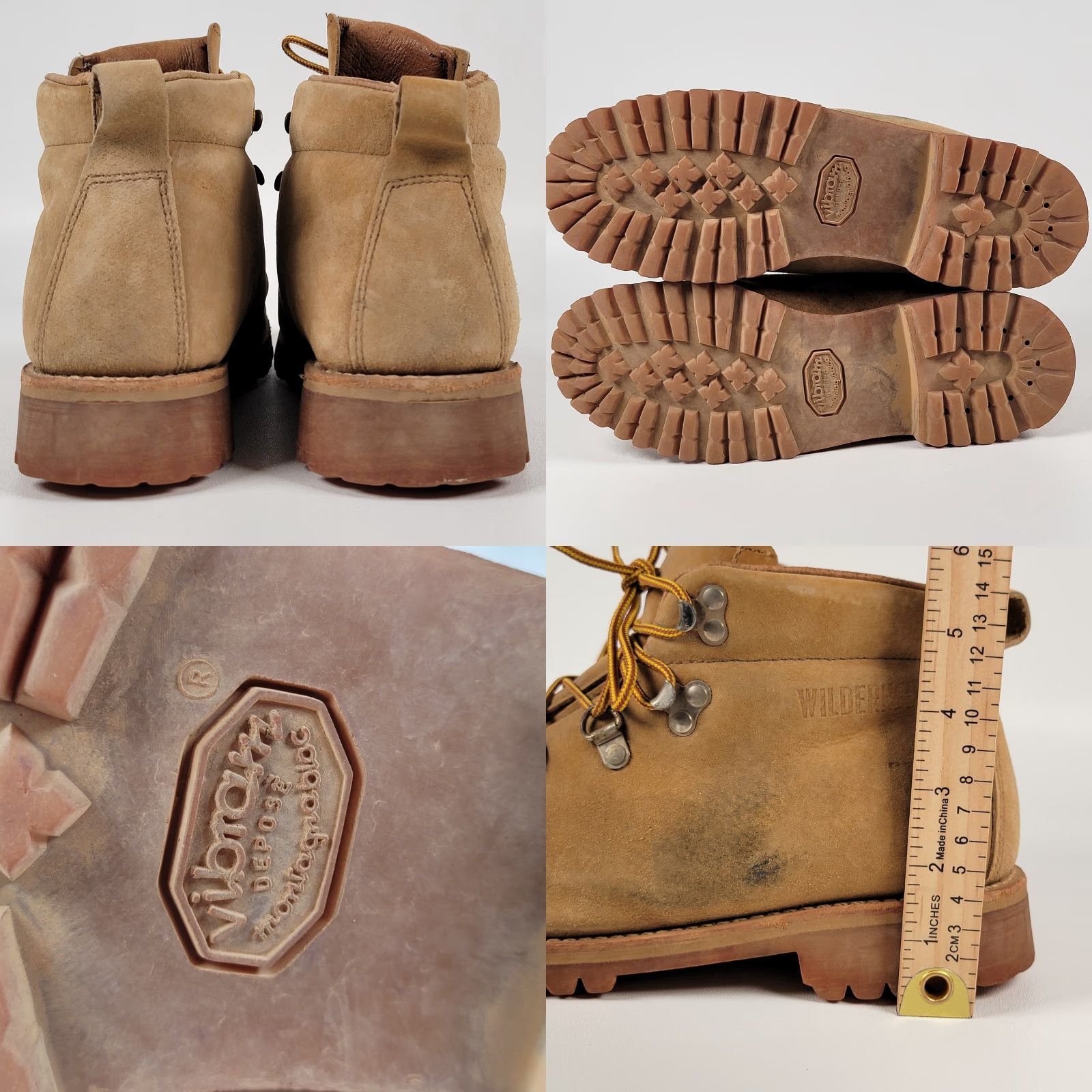 Vintage Wilderness Tam LeatherHiking Boots Workwear Mens 8M Brown Leather Lace Up Boot Size US 8 / EU 41 - 8 Thumbnail