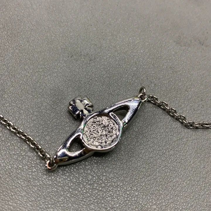 Vivienne Westwood Vivienne Westwood Crystal Saturn Silver Bracelet Size ONE SIZE - 5 Thumbnail