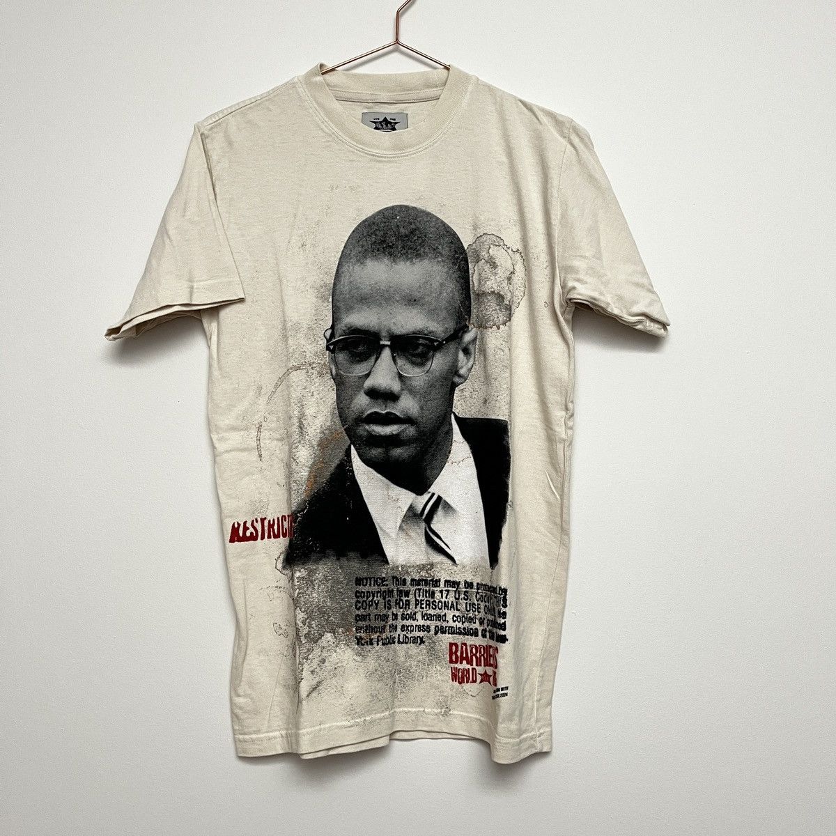 Barriers Barriers Ny Malcolm X T Shirt (unisex) Size US S / EU 44-46 / 1 - 1 Thumbnail