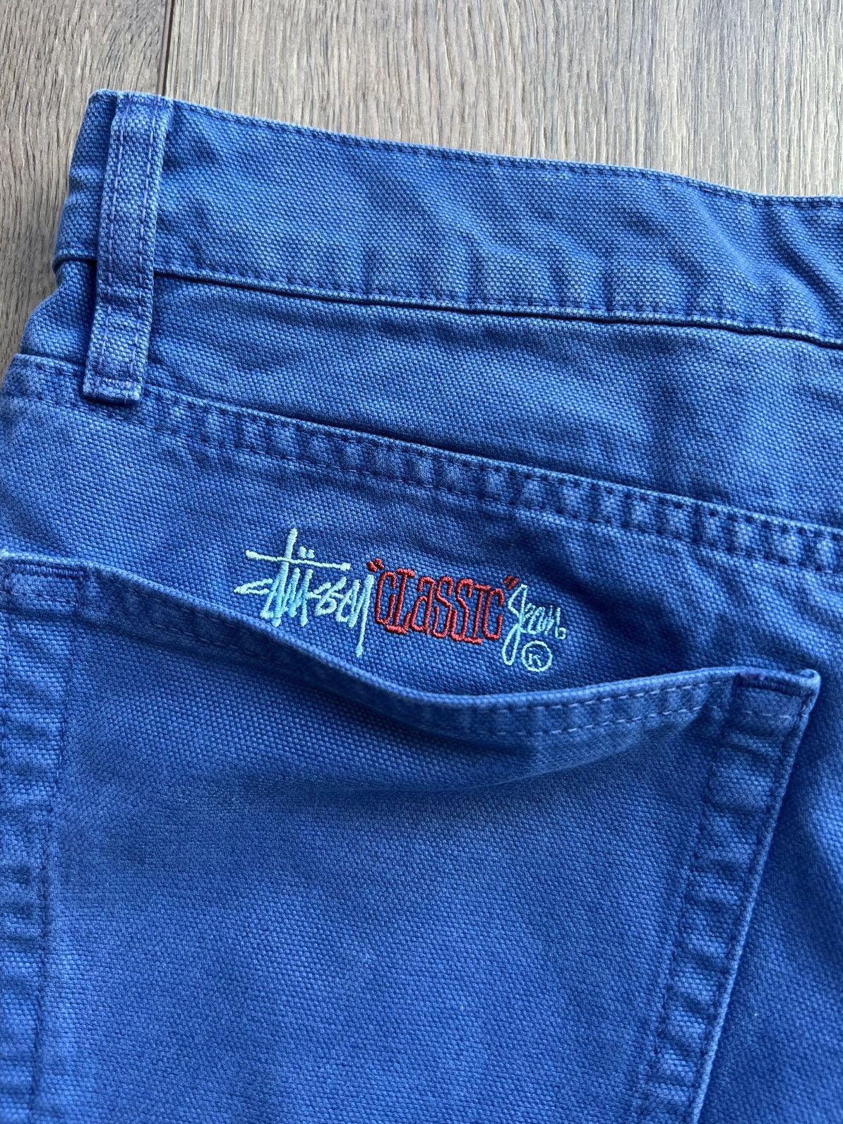 Stussy Stussy Classic Jean Canvas Baja Blue 34 Size US 34 / EU 50 - 11 Thumbnail