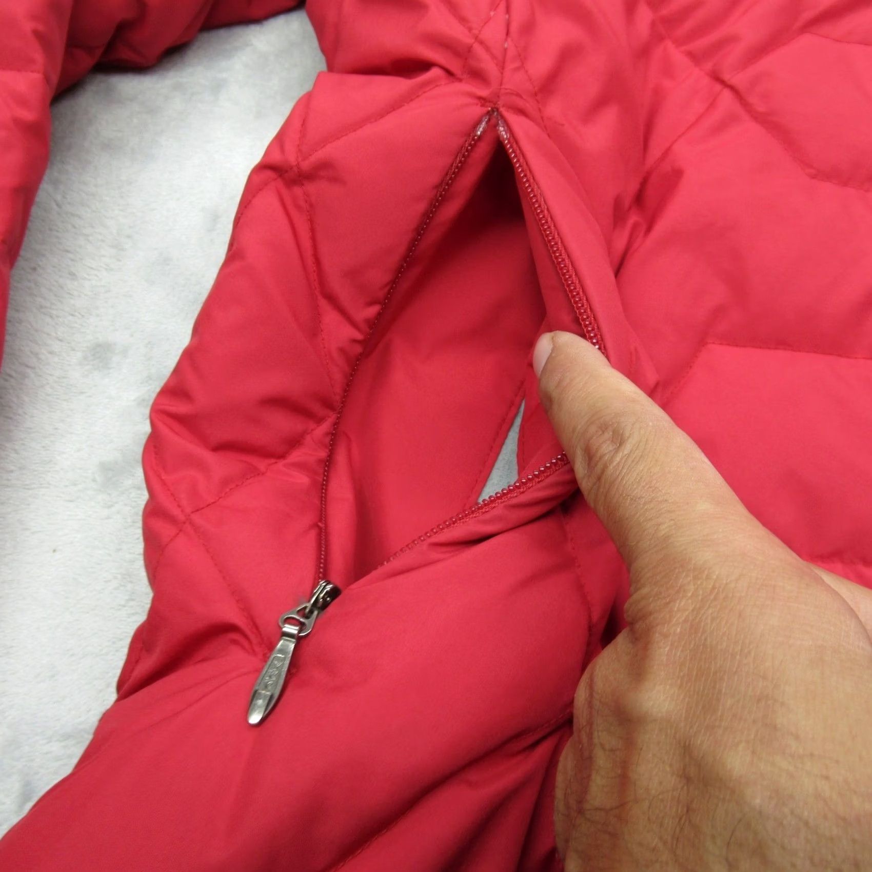 Vintage REI Co-op Down Jacket Womens Red Goose Puffer Lightweight Insulated Coat Winter Size M / US 6-8 / IT 42-44 - 4 Thumbnail