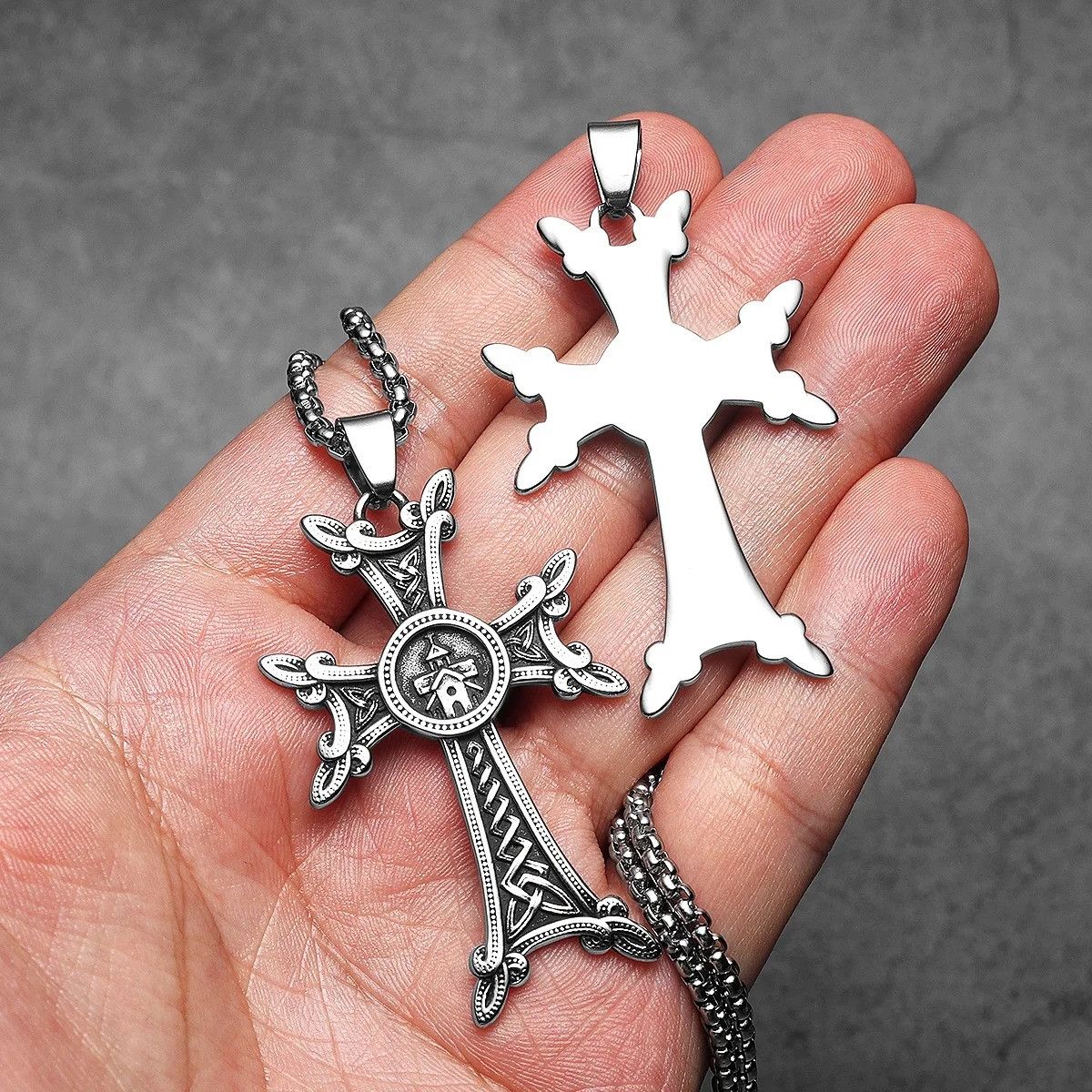 Other Celtic Knot Cross Pendant Accessories Necklace Gifts For Him Size ONE SIZE - 2 Thumbnail