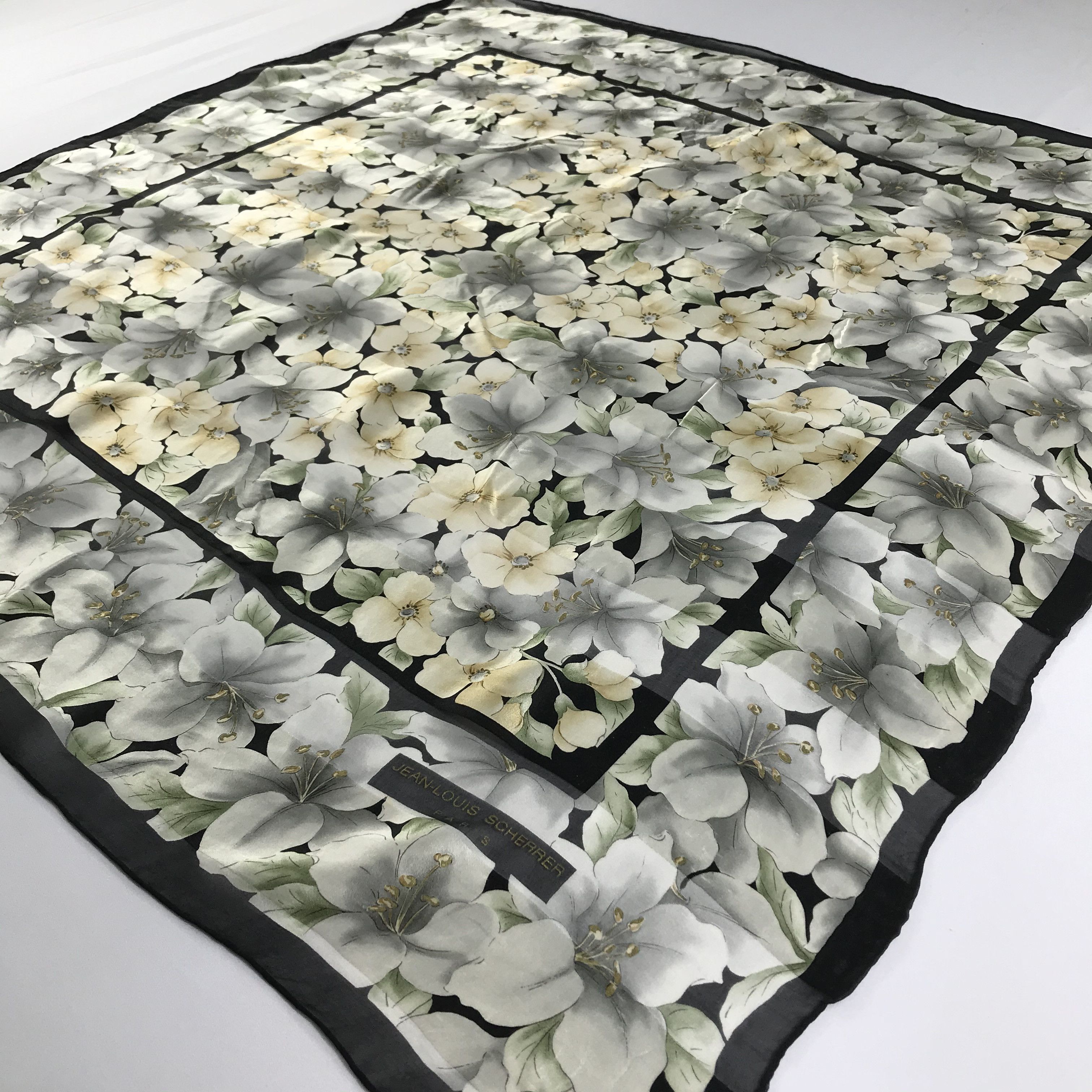 Jean-Louis Scherrer Vintage Jean Luois Scherrer Silk Scarf Size ONE SIZE - 3 Thumbnail
