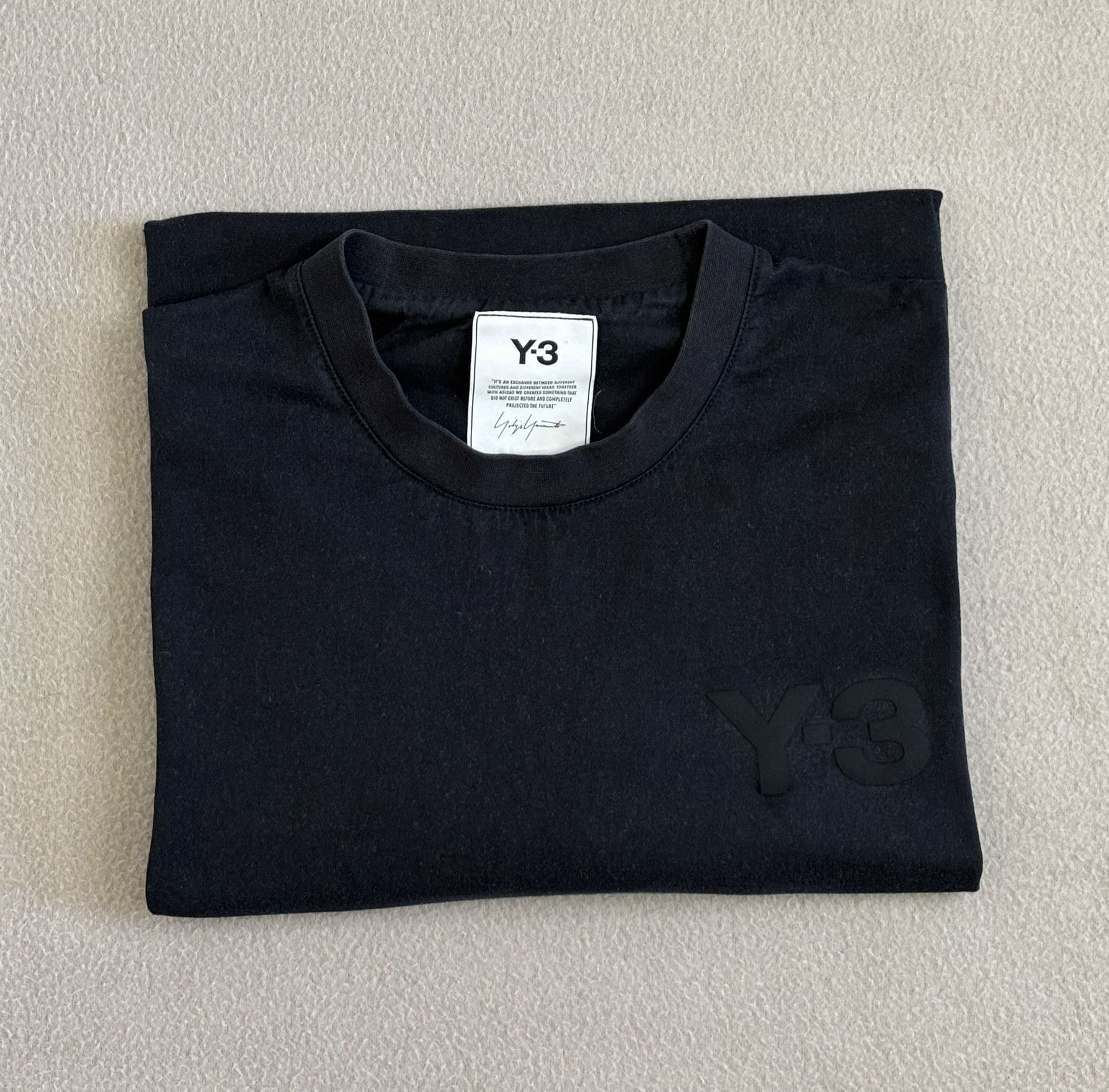 Adidas × Y-3 × Yohji Yamamoto Y-3 Adidas T-Shirt black clasic logo medium Size US M / EU 48-50 / 2 - 17 Thumbnail