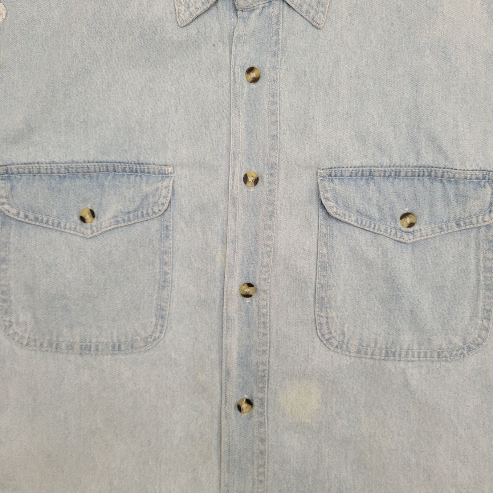 Vintage VTG 2003 Americade Lake George NY Cutoff Denim Shirt M Size US M / EU 48-50 / 2 - 7 Thumbnail