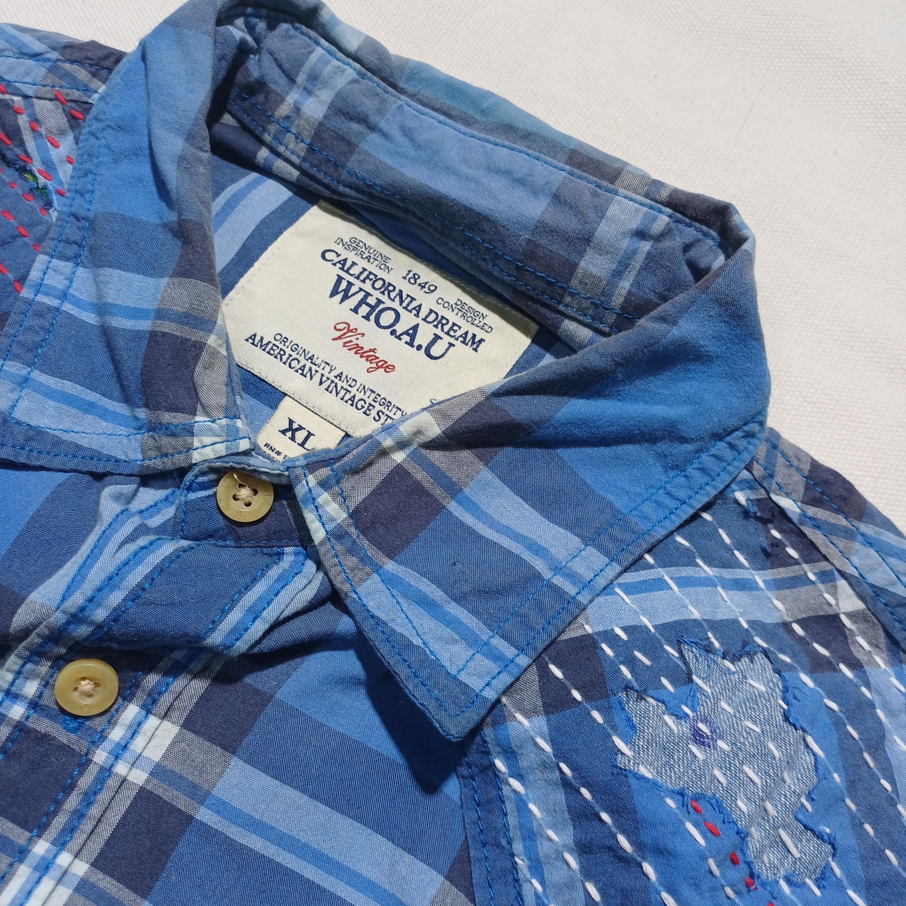Who A.U. Western Shirt Vintage Who.A.U Size US XL / EU 56 / 4 - 2 Thumbnail