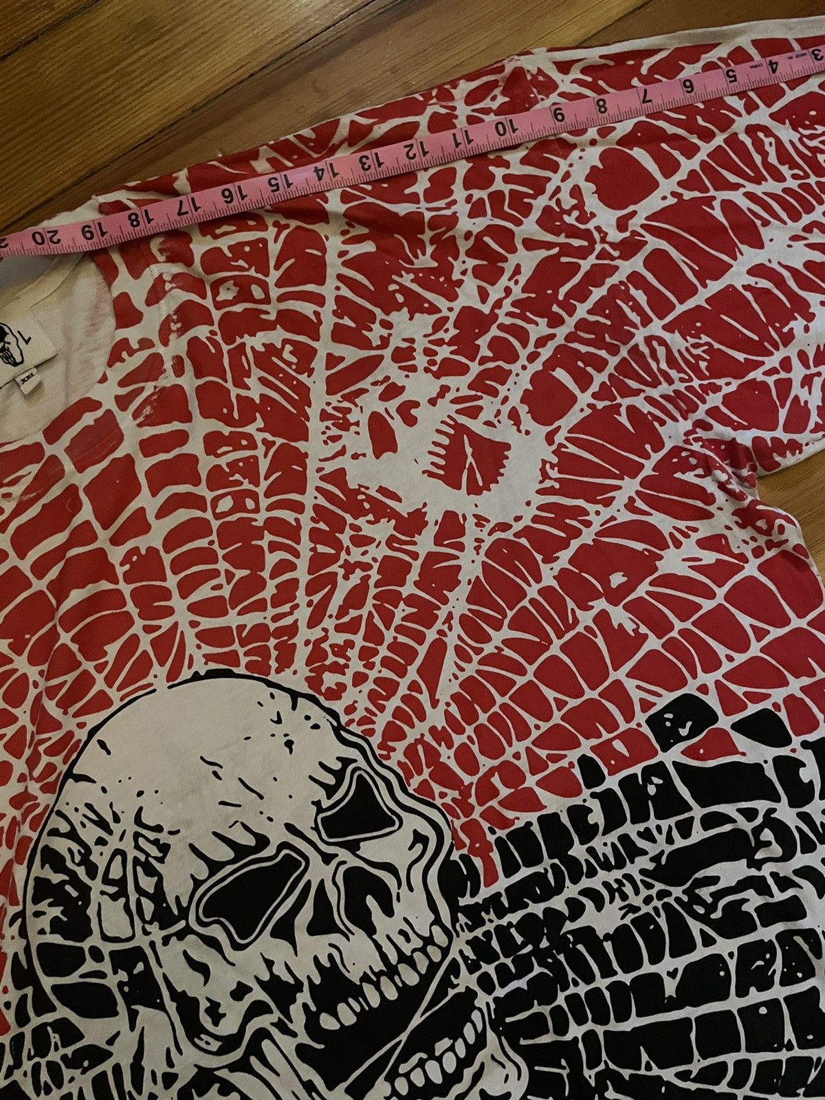 Warren Lotas Skull Spiderweb Tee Size US XXL / EU 58 / 5 - 5 Thumbnail