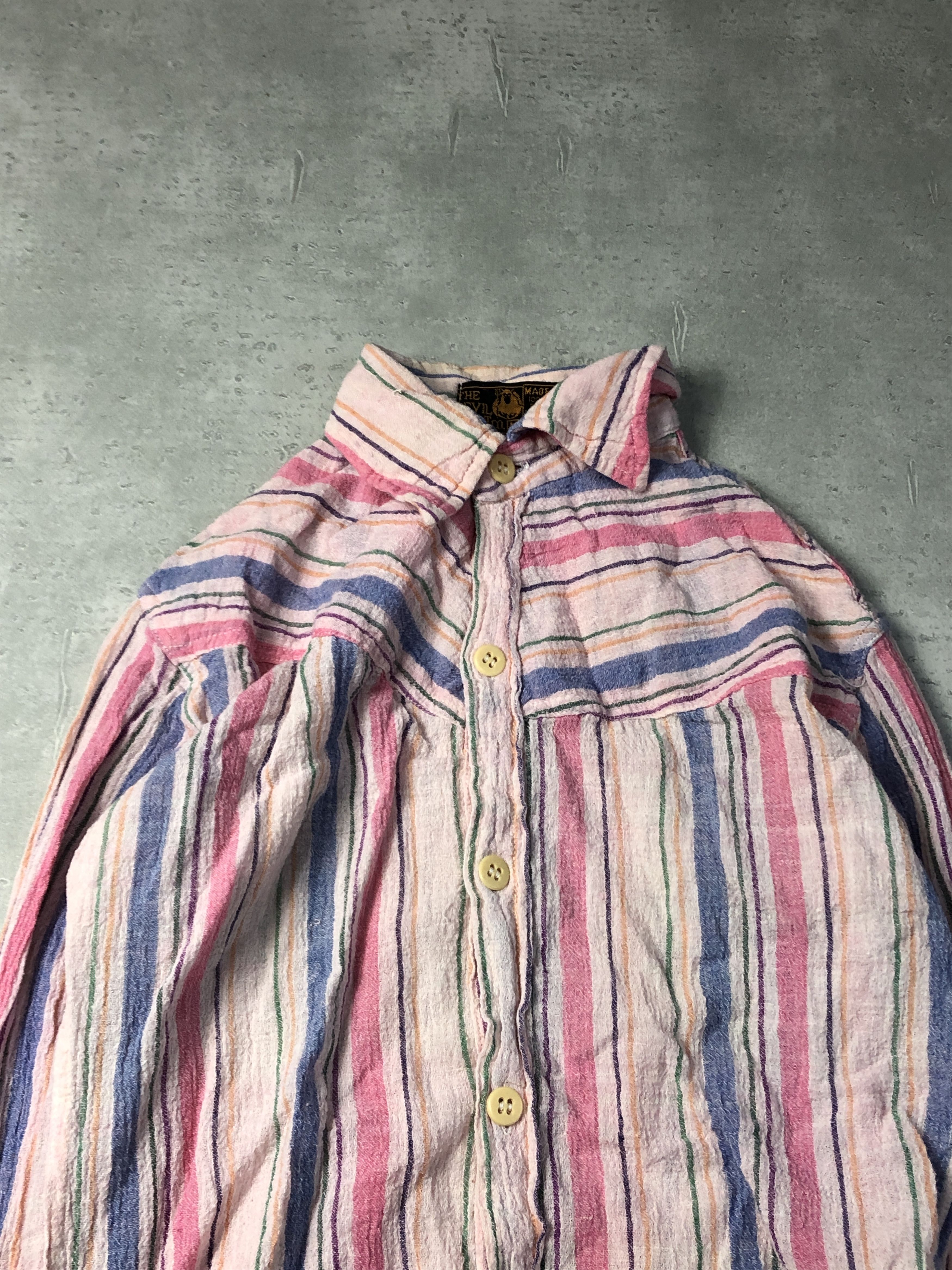 Vintage Vintage stripe shirt 11-6-69 80 Size US M / EU 48-50 / 2 - 6 Thumbnail