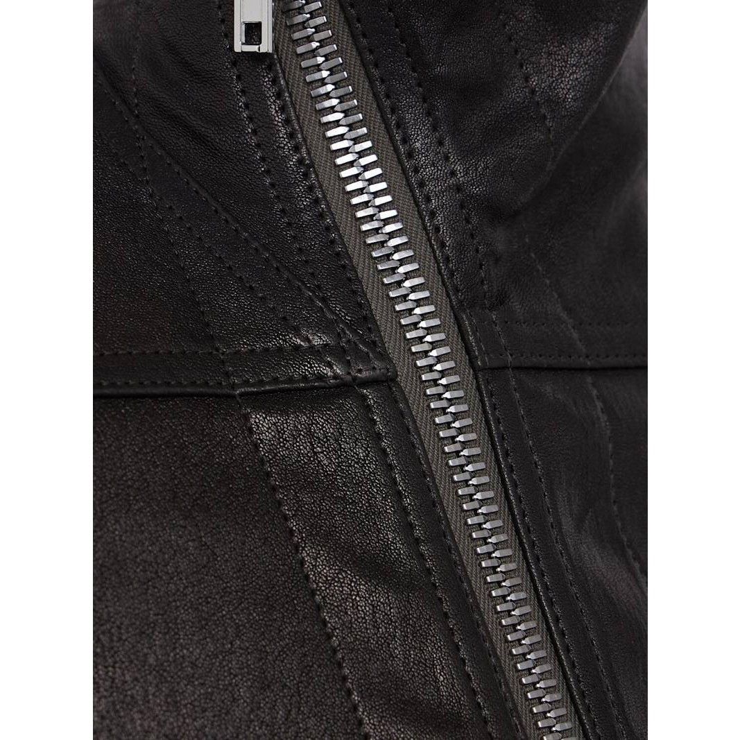 Rick Owens RICK OWENS Gary Stretch Black Leather Jacket New & Authentic Size M / US 6-8 / IT 42-44 - 2 Thumbnail