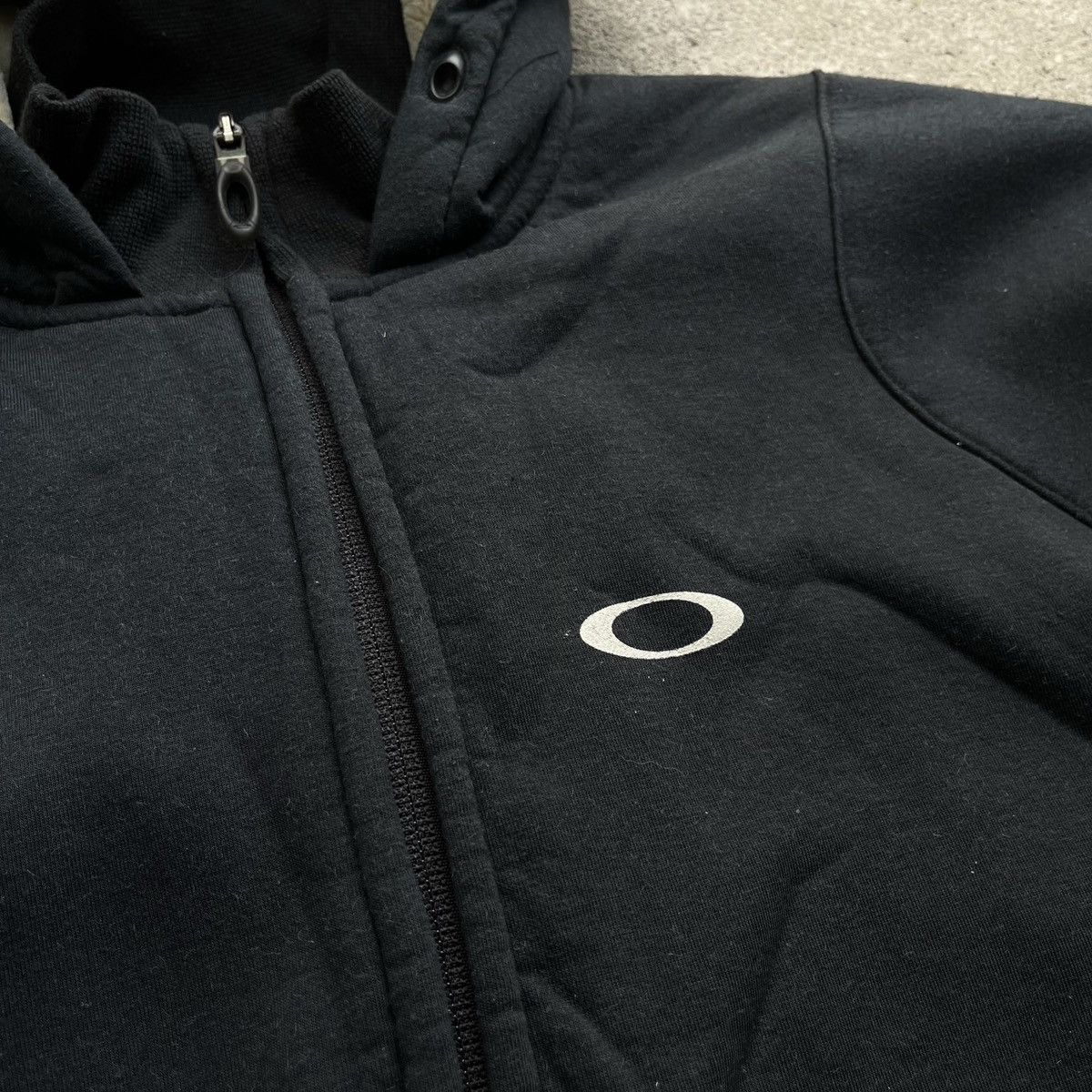 Japanese Brand × Oakley Oakley Technical zip hoodie black Sweatshirt neoprene Size US S / EU 44-46 / 1 - 3 Thumbnail