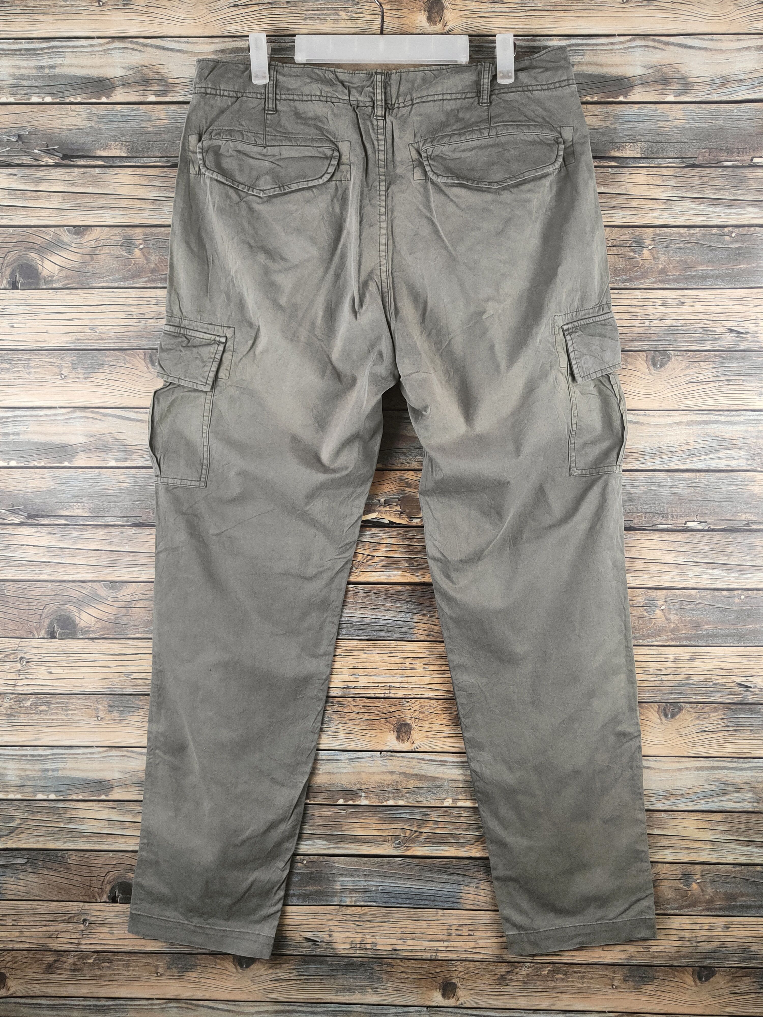 Japanese Brand DL Uniqlo Army Green Multipocket Cargo Pants #46-867 Size US 33 - 7 Thumbnail