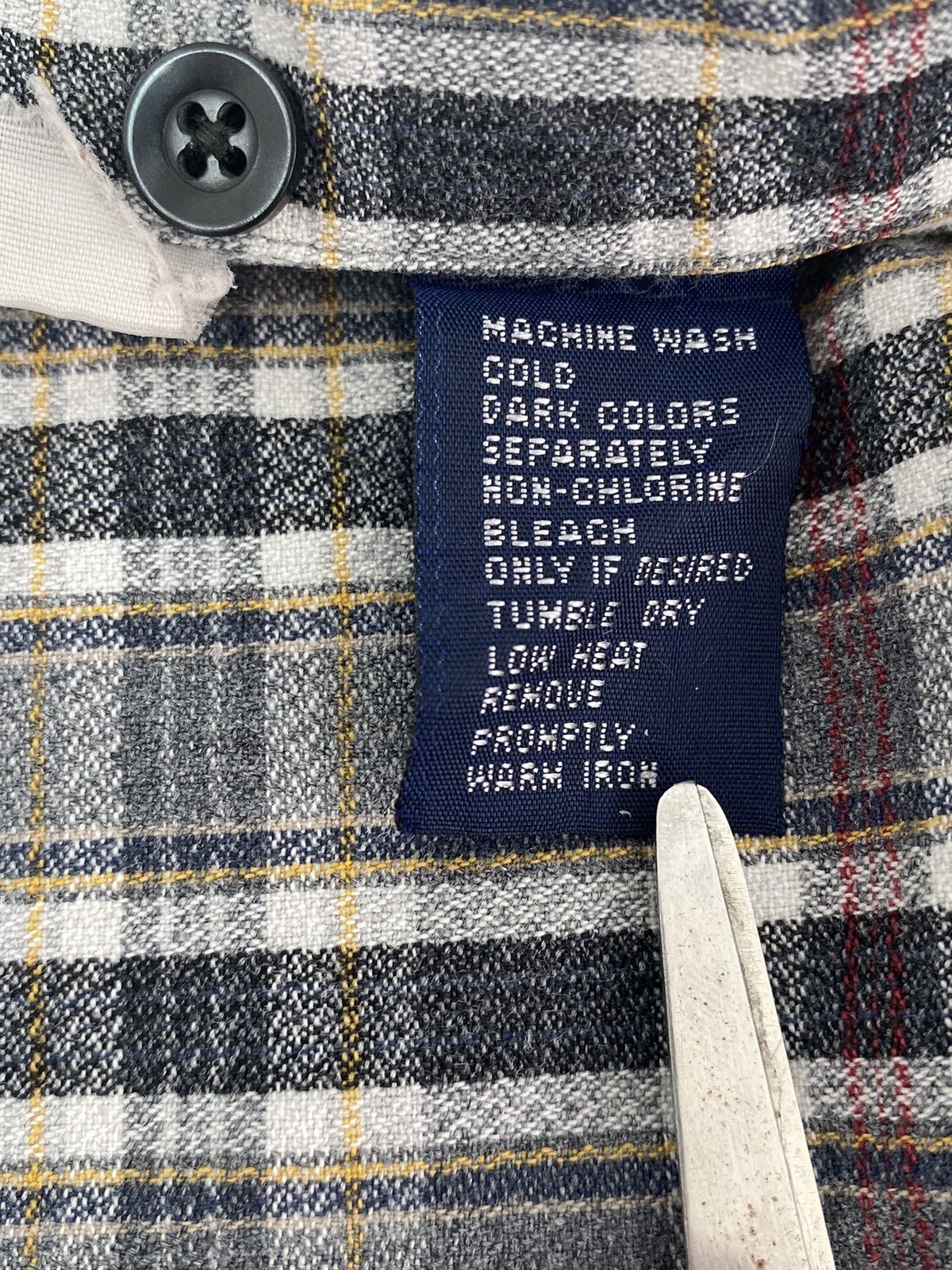 Chaps Ralph Lauren 1990’s Vintage Chaps Ralph Lauren Checkered Button Down Size US XL / EU 56 / 4 - 11 Thumbnail