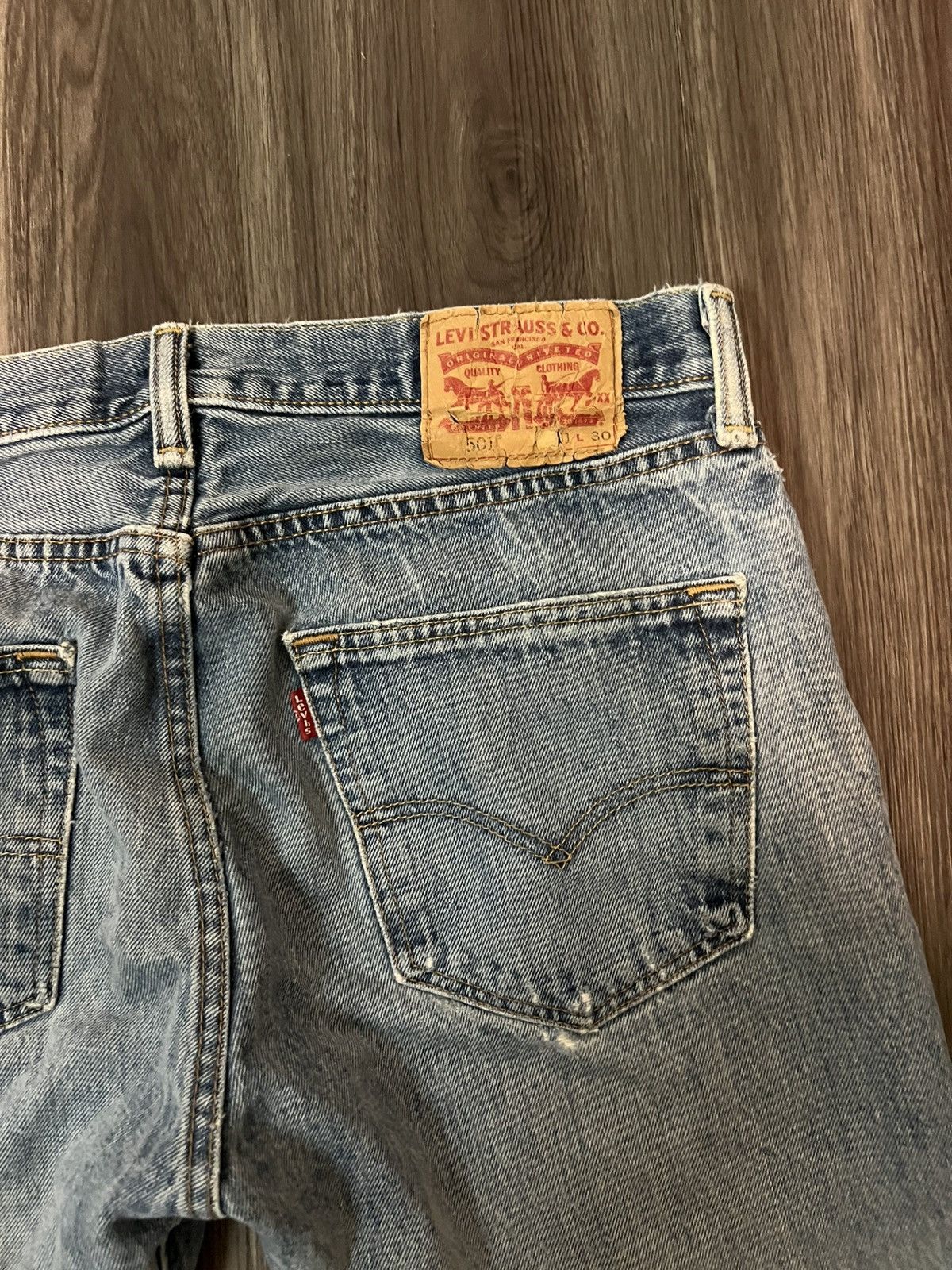 Levi's Vintage Distressed Levi’s Jeans Size US 31 - 3 Thumbnail