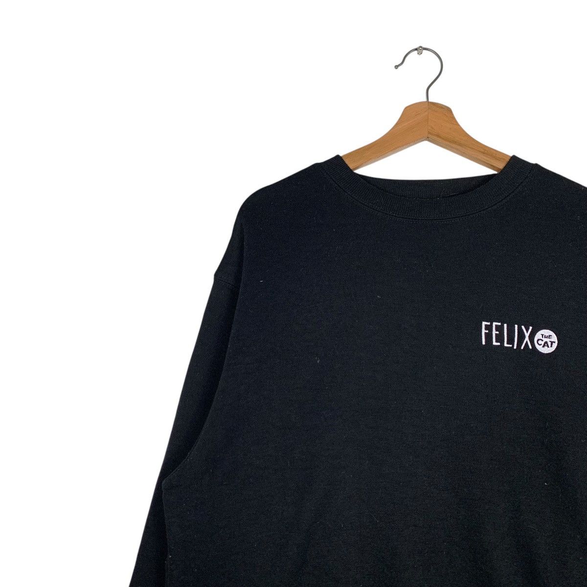 Cartoon Network FELIX The Cat Graphics Printed Crewneck Sweatshirt #1451-C65 Size US M / EU 48-50 / 2 - 8 Thumbnail