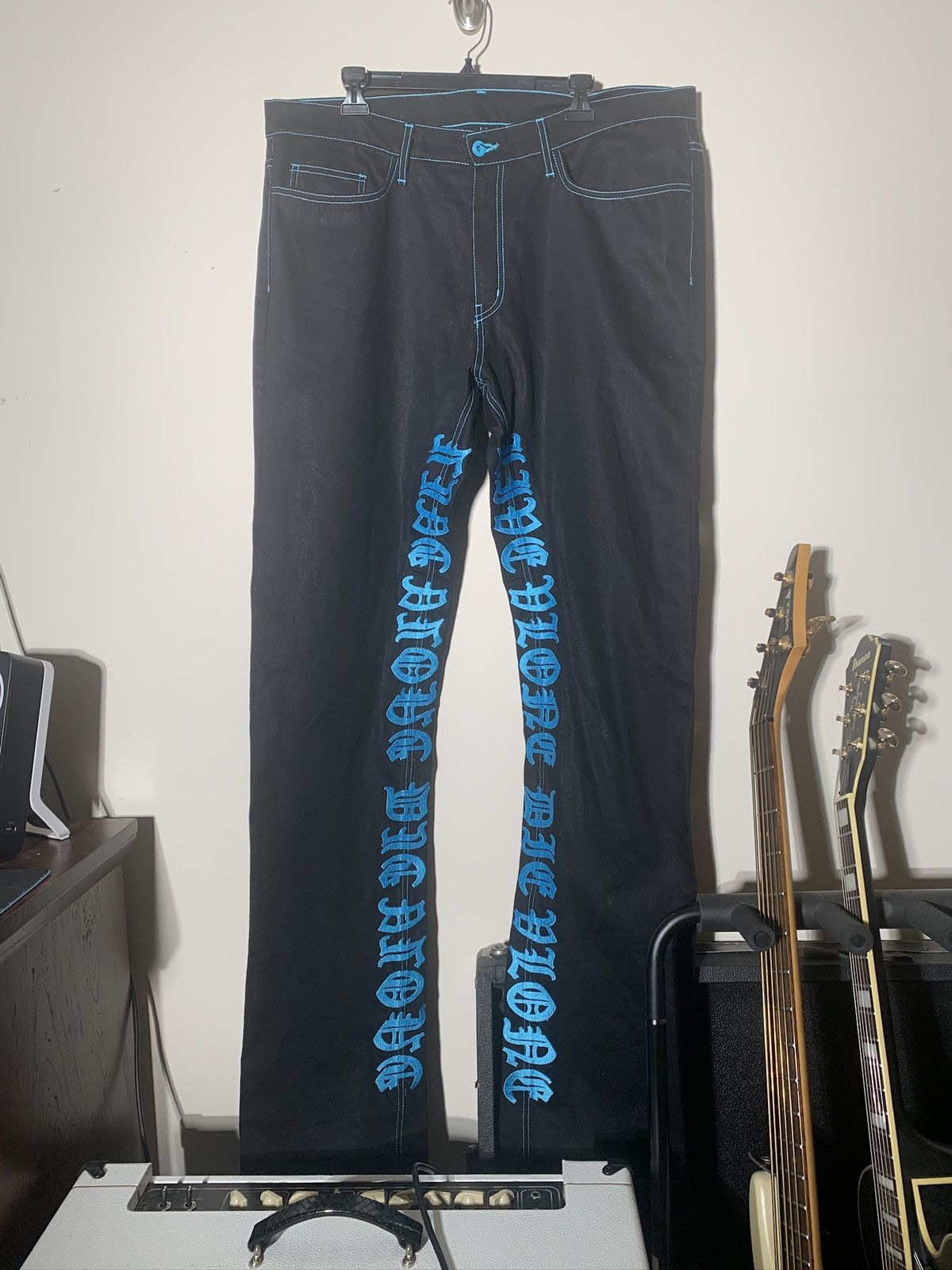 Vlone Vlone Old English Denim | Grailed