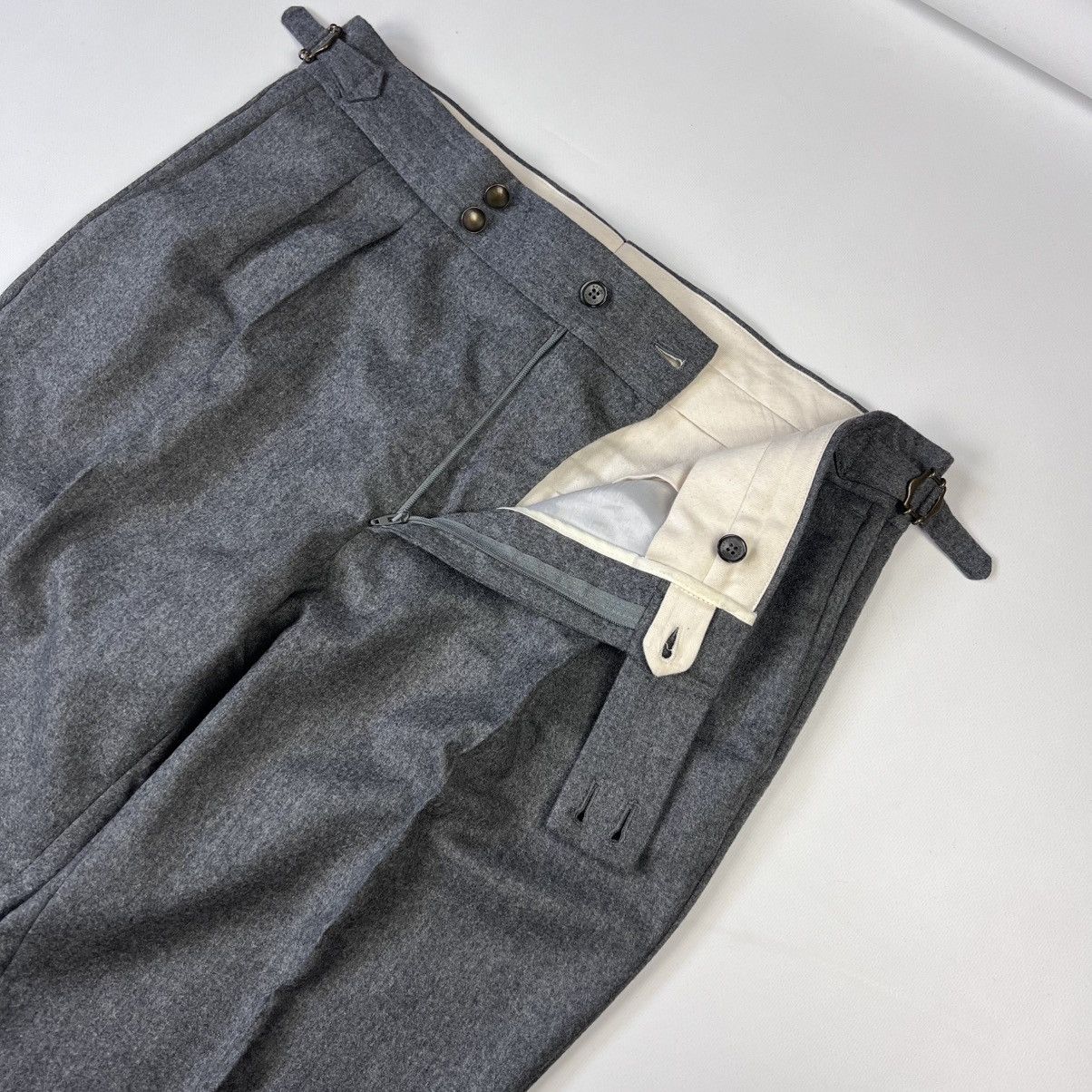 Boggi Boggi Milano wool classic pants Size 42R - 4 Thumbnail