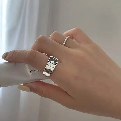Jewelry × Vintage Good Luck Open Ring Size ONE SIZE - 2 Thumbnail
