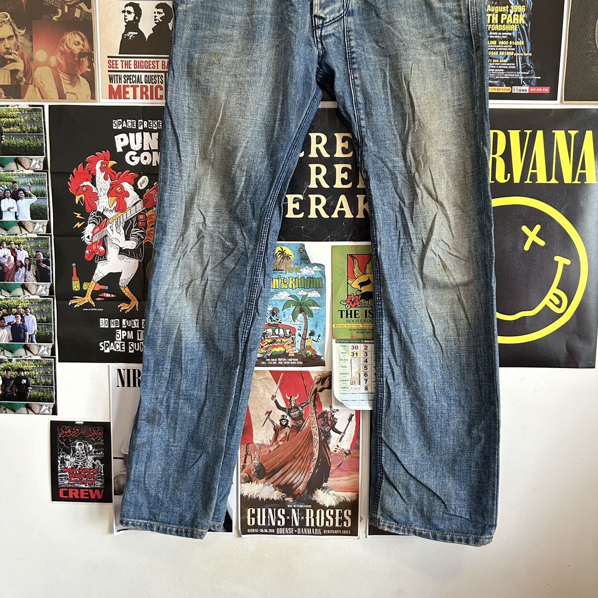 Diesel Vintage Diesel Timmen Stud Denim Size US 33 - 3 Thumbnail