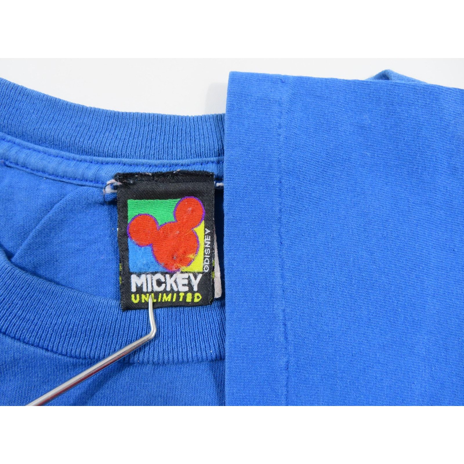 Mickey Unlimited Donald Duck T-Shirt Mickey Unlimited Blue Sz XL 1990s Size US XL / EU 56 / 4 - 4 Thumbnail