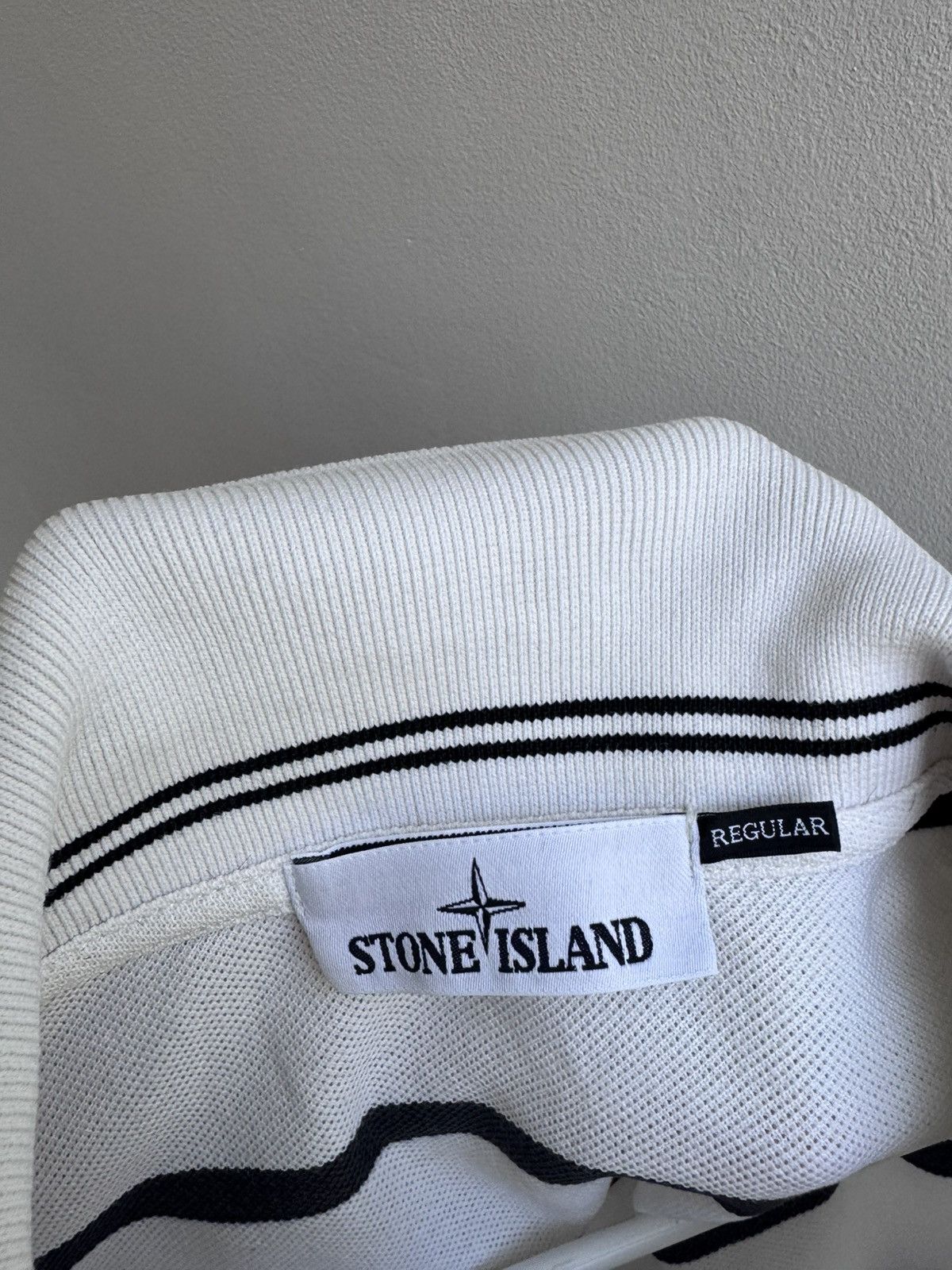Stone Island Stone Island Patch Program Striped Polo T Shirt Tee Size 3XL Size US XXL / EU 58 / 5 - 21 Thumbnail