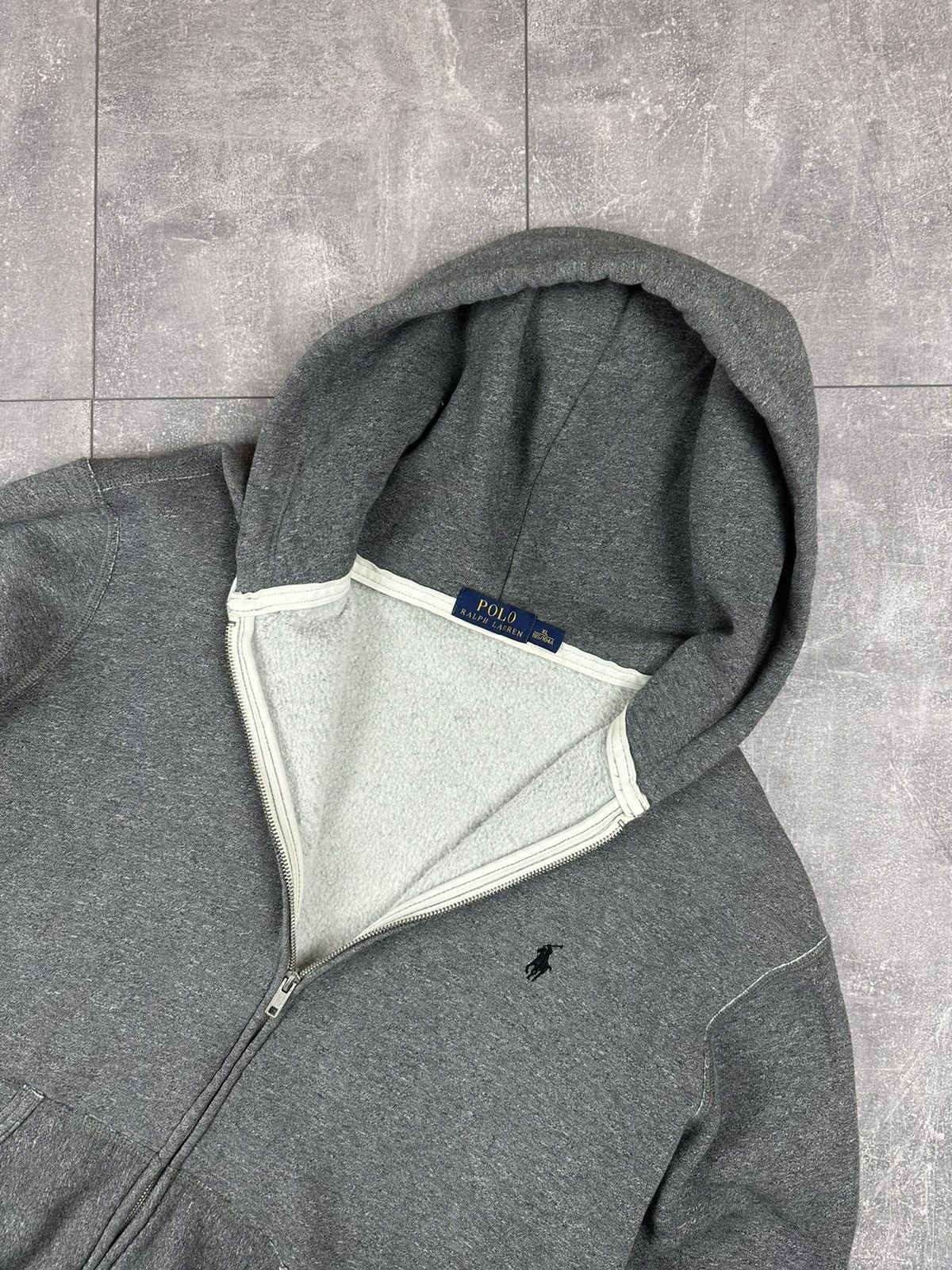 Polo Ralph Lauren Polo Ralph Lauren Mens Basic Silver Small Logo Hoodie Size US XL / EU 56 / 4 - 7 Thumbnail