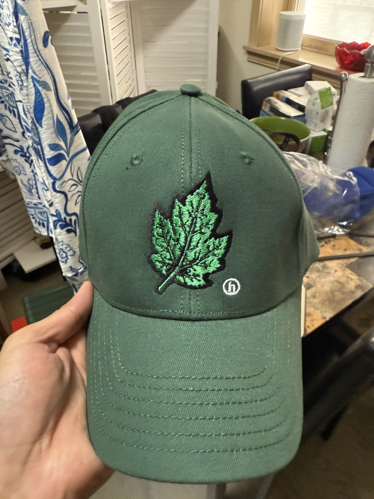 HIDDEN Hidden NY Green Leaf Fitted Hat Size ONE SIZE - 1 Thumbnail