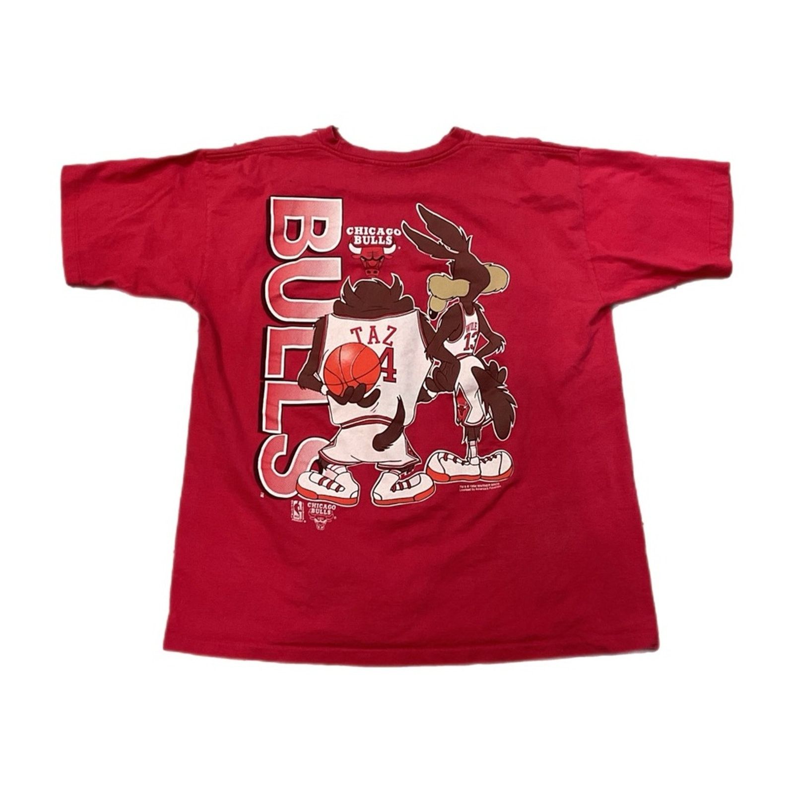 NBA Vintage 1994 Chicago Bulls x Looney Tunes T-shirt Size US XL / EU 56 / 4 - 2 Thumbnail