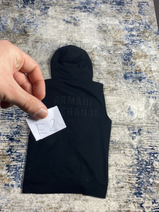 Armani best sale sleeveless hoodie