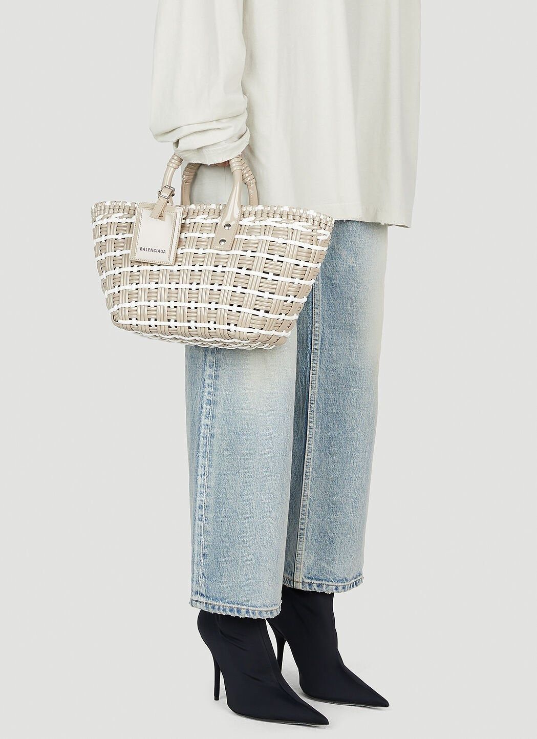 Balenciaga o1mt1gz0325 Size: OS / Bistro XS Basket With Strap Bag Size ONE SIZE - 2 Thumbnail