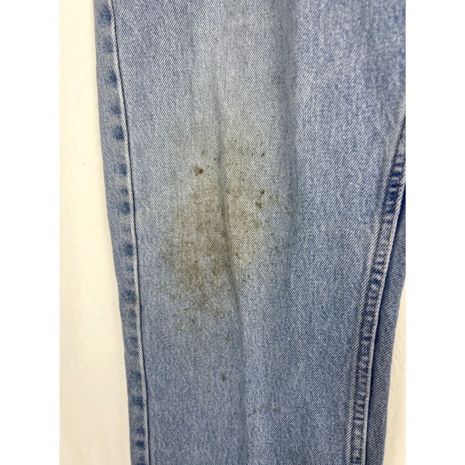Vintage LL Bean Jeans Light Wash 40x29 Straight Regular Fit Men Blue Pockets Stains Size US 40 / EU 56 - 3 Thumbnail