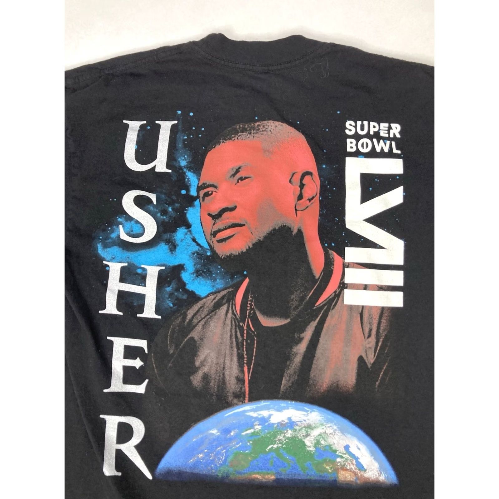 Mitchell & Ness VINTAGE Mitchell & Ness NFL Super Bowl Usher Graphic T-shirt Men Medium Black Music Size US M / EU 48-50 / 2 - 2 Thumbnail