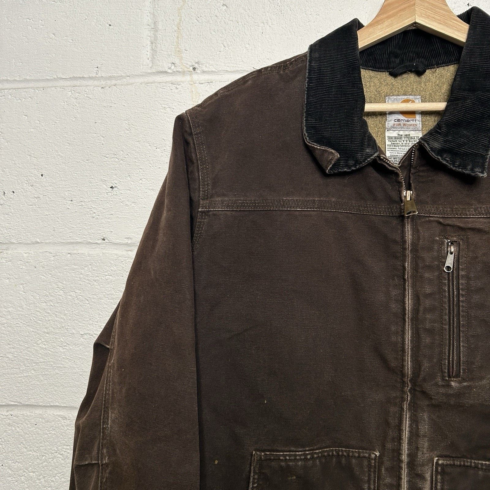 Carhartt Vintage Carhartt Sherpa-Lined Ridge Coat “Dark Brown” WC061 Size US L / EU 52-54 / 3 - 4 Thumbnail