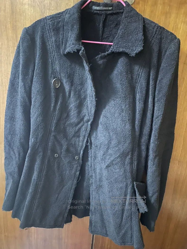 Yohji Yamamoto Yohji Yamamoto Collections Black Plush Jacket Size US M / EU 48-50 / 2 - 1 Thumbnail