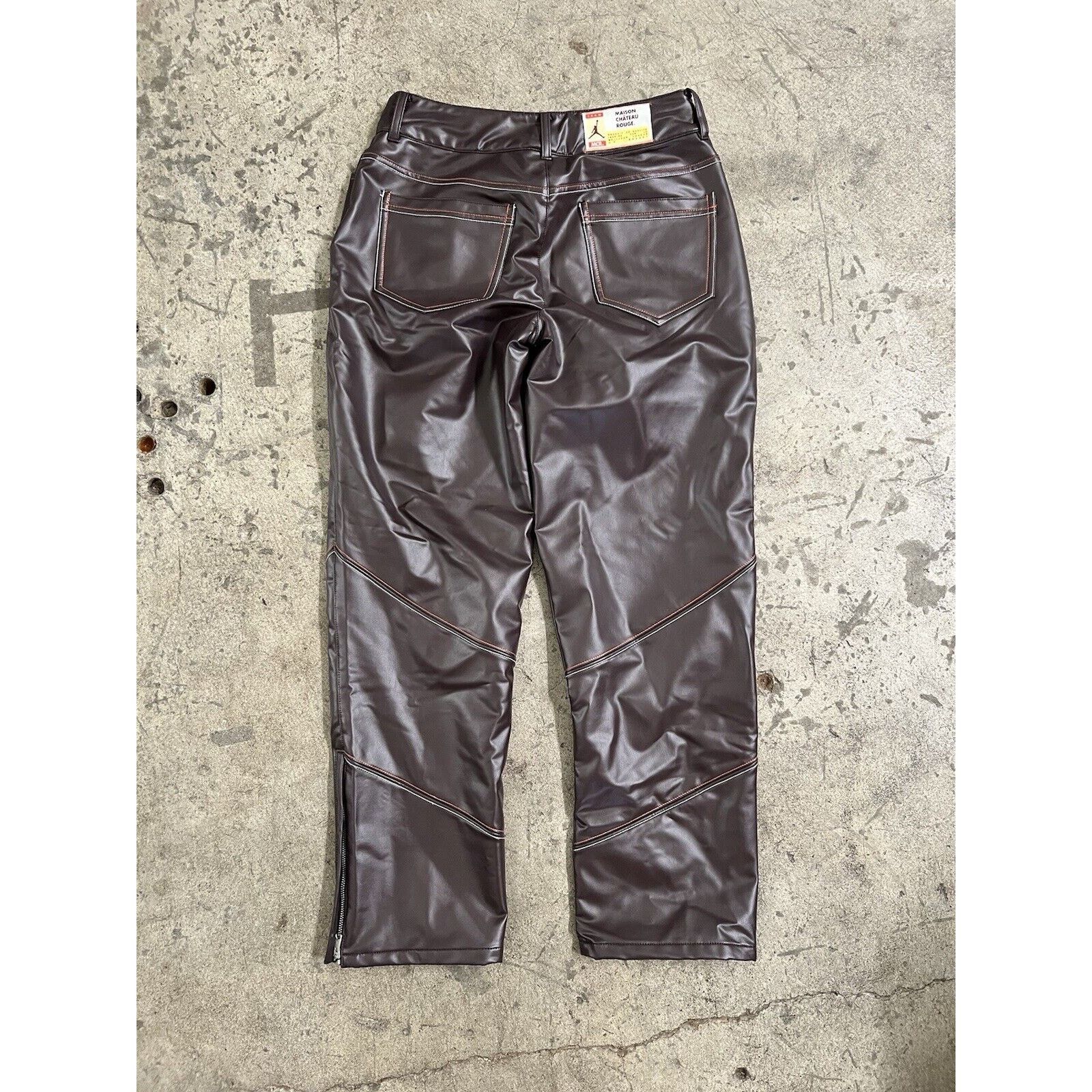 Jordan Brand 29x29 Authentic Jordan Brand Maison Chateau Rouge Pleather 6 Size 28" / US 6 / IT 42 - 7 Thumbnail
