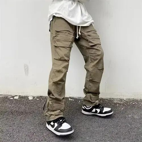 Designer × Japanese Brand retro work vintage flared carpenter skate cargo pants Size US 32 / EU 48 - 3 Thumbnail