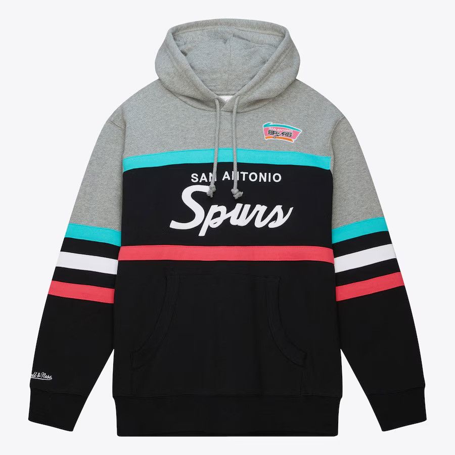 San Antonio Spurs Retro Mitchell & Ness NBA Coach Hoodie