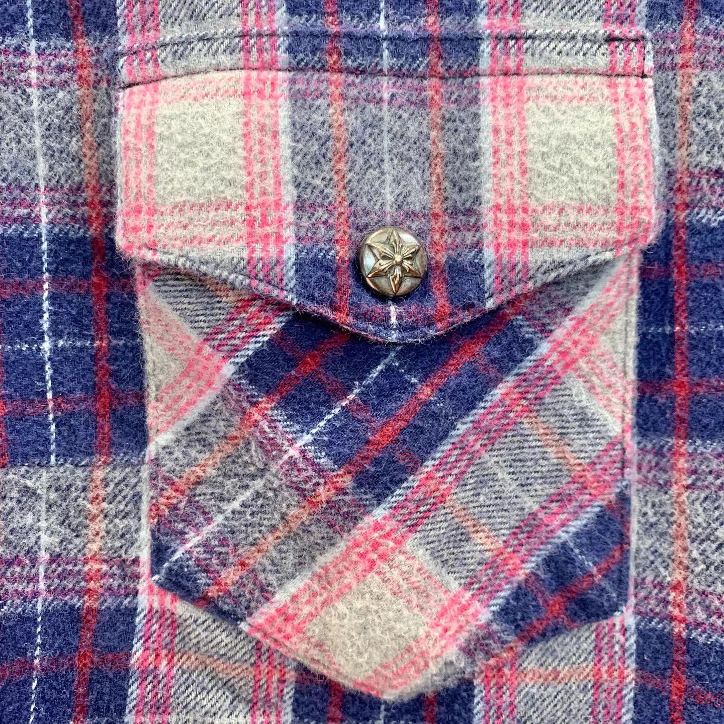 Chrome Hearts Chrome Hearts Purple Plaid Leather Cuff M Jacket Size M / US 6-8 / IT 42-44 - 5 Thumbnail